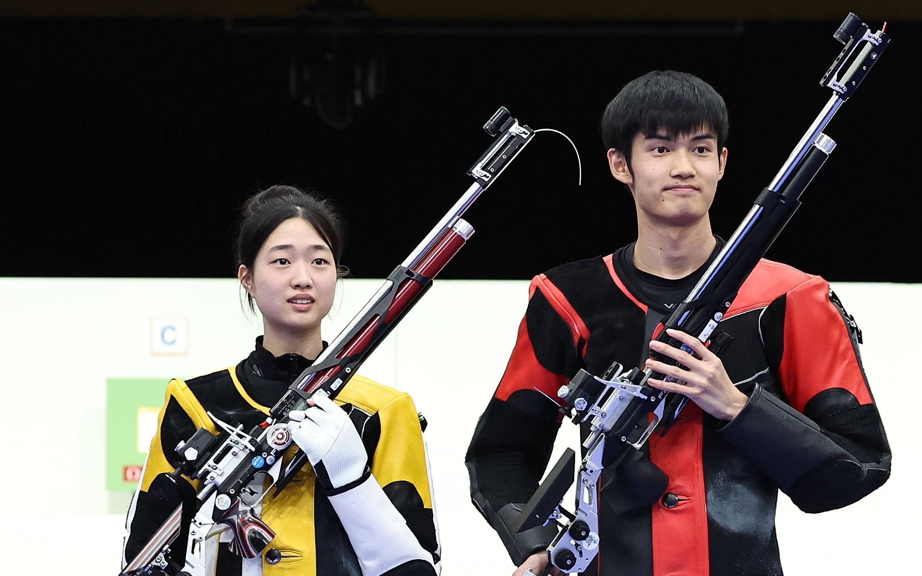 委内瑞拉选手在射击比赛取得冠军